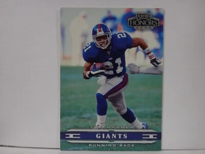 2002 Playoff Honors Football Card #60 Tiki Barber - Image 1 of 2