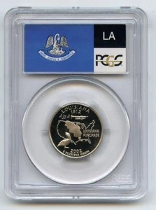 2002 S 25C Clad Louisiana Quarter PCGS PR70DCAM - Picture 1 of 2