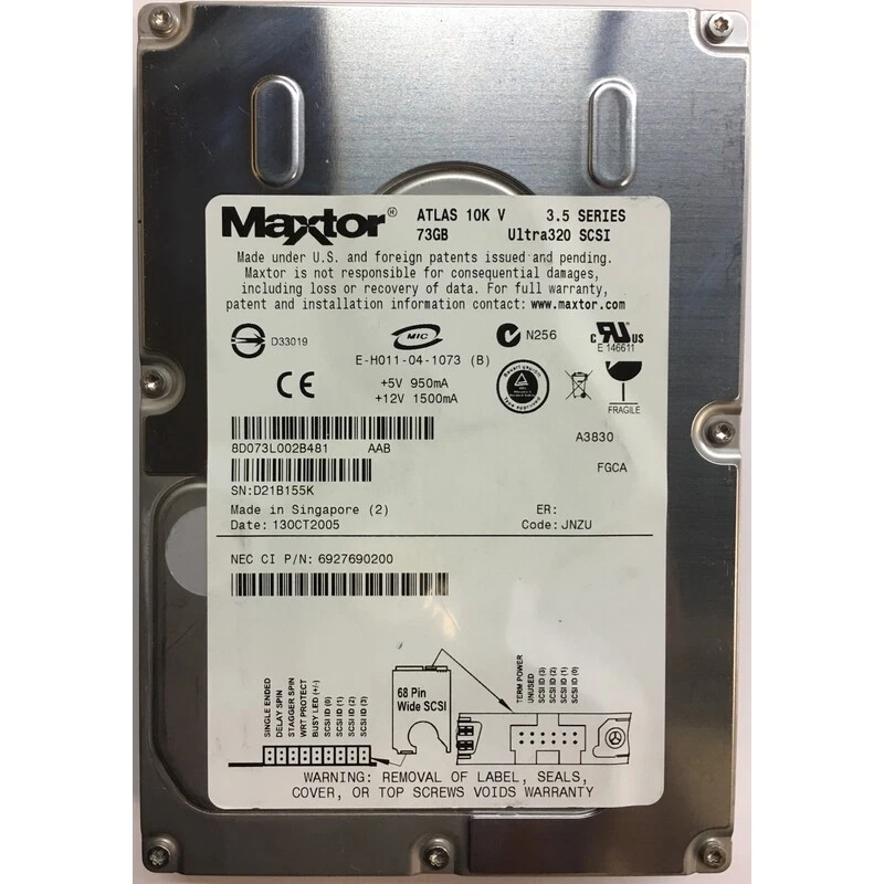NEC Internal Hard Disk Drives for sale | eBay
