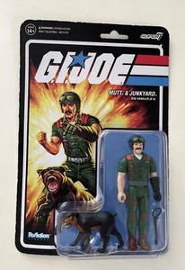 Gi Joe Mutt & Junkyard Dog Handler G.I. Joe Super7 Reaction Figure NIB Sealed - Picture 1 of 3