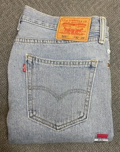 Vintage Levi's 505 Blue Jeans 32x34 April 2000 New Without Tags "fit 34.5x34" - Picture 1 of 24