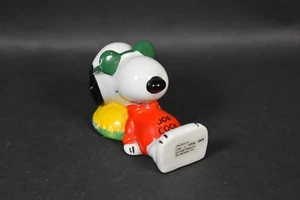 VINTAGE Ceramic Peanuts Snoopy Joe Cool Figurine Paperweight - Picture 1 of 9