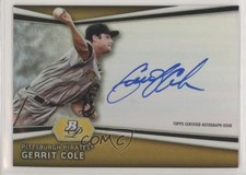 2012 Bowman Platinum Auto Prospects Gerrit Cole #AP-GC Auto