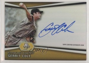 2012 Bowman Platinum Auto Prospects Gerrit Cole #AP-GC Auto