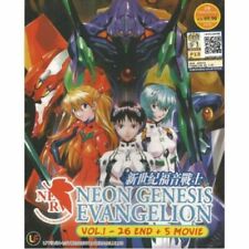 Neon Genesis Evangelion Complete Series Vol.1-26.END + 5 Movies English Dub DVD