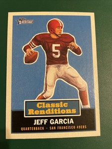 2001 Topps Heritage Classic Renditions Jeff Garcia #CR9