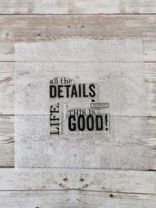 My Acrylix Deko Stempel Close To My Heart Hostess Belohnung A1160 Das ist gut - Bild 1 von 4