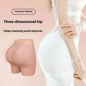 Pantalones de entrepierna para caderas de silicona natural engrosado sexy bragas almohadillas elásticas para glúteos y caderas - Imagen 1 de 11