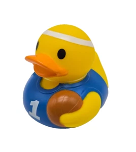 NWT #1 BASKETBALL PLAYER' The Rubber Duck Collectible Toy Infantino Jeep 3" - Picture 1 of 4