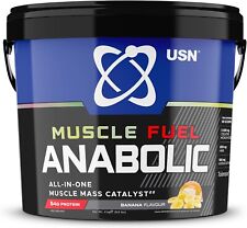 USN Muscle Fuel Anabolic Banana All-in-one Protein Powder Shake (4kg): Workout-B