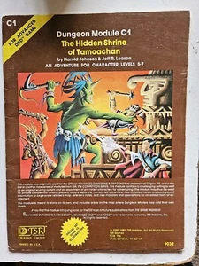 C1 el santuario oculto de Tamoachan fantasía RPG rol anuncio y desarrollo módulo libro - Imagen 1 de 14