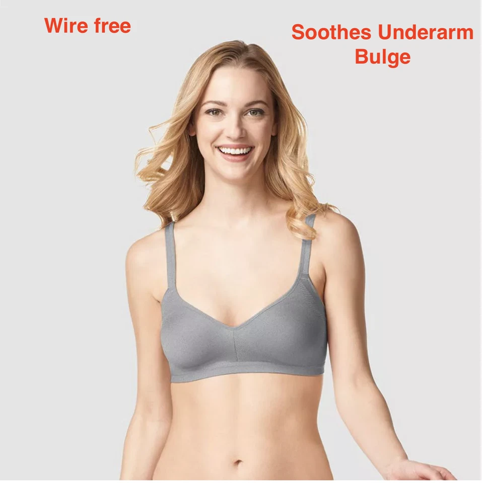 Sujetadores súper suaves para mujer sin aros con elevación sexy cómodos calientes simplemente suaves Foto 1 de 4