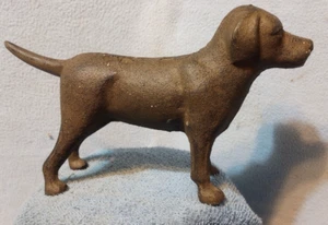 Statuina cane Labrador Retriever metallo pesante - Foto 1 di 6