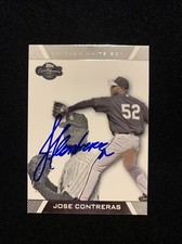 JOSE CONTRERAS Signed 2007 Topps Co-Signers Card #78 White Sox World Series AUTO