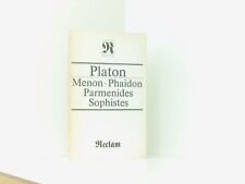 Menon - Phaidon - Parmenides - Sophistes Platon Dieter Lübke  und  Otto Apelt: