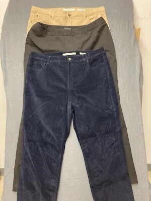 Jones New York Jeans Mujer Talla Grande 20W Lexington Pana Recta Lote De 3 Foto 1 de 4