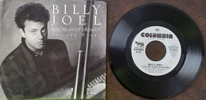 Billy Joel "You're Only Human" promo 45 with picture sleeve never played - Picture 1 of 1