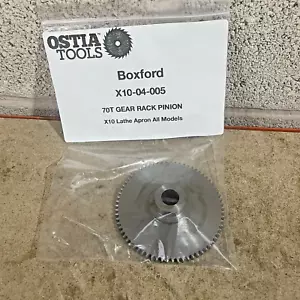 Boxford Lathe X10-04-005 70T Gear Rack Pinion For Apron Fits All Models - Picture 1 of 4