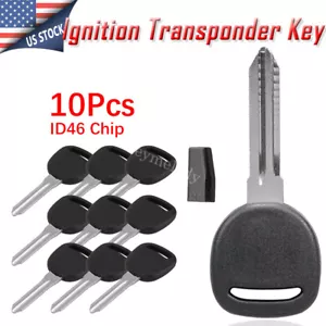 2 Transponder Ignition Car Key B111-PT for Chevrolet Malibu Cobalt Tahoe Equinox - Picture 1 of 8