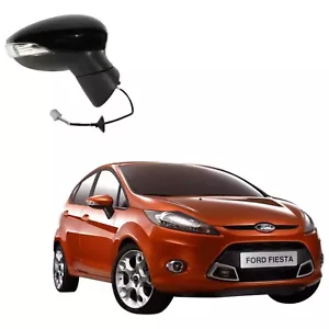 Specchio Retrovisore Elettrico Destro DX per FORD Fiesta 6 VI 2008 C/Primer - Imagen 1 de 5