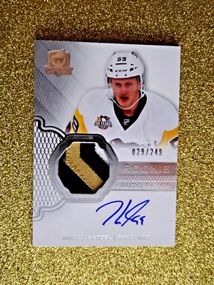 2016-17 JAKE GUENTZEL Upper Deck The Cup Rookie Auto Patch /249 Mint #134 💛🖤💛 - Image 1 of 4