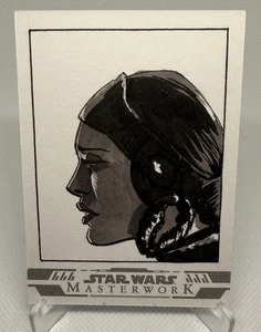2024 Topps Star Wars Masterwork Padme Amidala Sketch by Antini Ellison - Bild 1 von 2