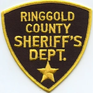 old vintage RINGGOLD COUNTY IOWA SHERIFF POLICE PATCH - Bild 1 von 2