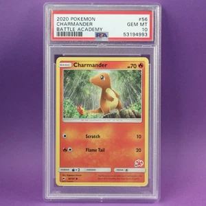 2020 Pokemon CHARMANDER 56 Battle Academy PSA 10 Gem Mint POP 14 CGC TAG - Picture 1 of 2