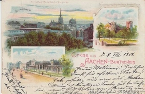 Postcard North Rhine - Westphalia Aachen - Burtscheid 1901 - Picture 1 of 2