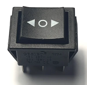 Interruptor basculante momentáneo de encendido/apagado/encendido negro - 250 V - 3 pines / 3 posiciones - envío y devolución gratuitos - Imagen 1 de 6