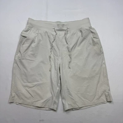 Pantalones Cortos Lululemon Malla Forrados Blancos Para Hombre Medianos Atlética Correr Gimnasio PLS LEER Foto 1 de 4