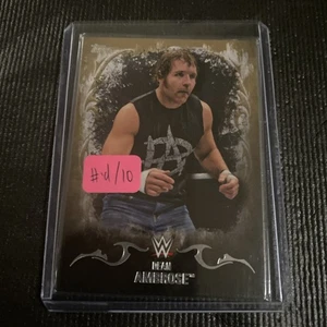 2016 Topps WWE Undisputed Gold Dean Ambrose #11 SN# /10 SSP Rare Card - Picture 1 of 6