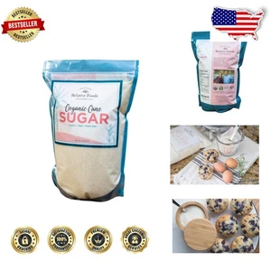 Natürlicher Rohrzucker 5 Pfund - reine organische Kristalle, knochenfrei, Süßstoff - Bild 1 von 7