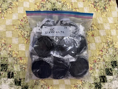 Lot of 39 New LC-72 72mm Snap-on Front Lens Caps For Nikon Cameras - Ships Fast - Image 1 of 4