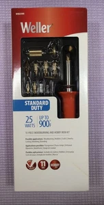 Weller Kit 15 Pezzi Bruciatore a Legna e Hobby Ferro a Legna 25 Watt 900 Gradi - Foto 1 di 6