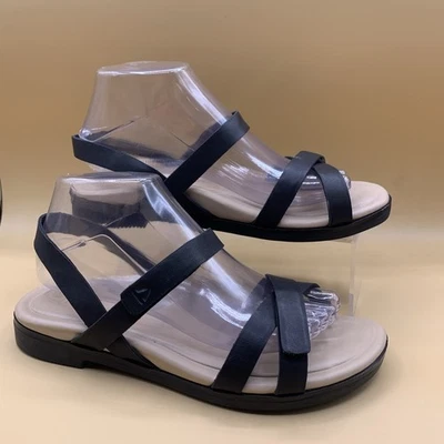 ABEO Kai Metatarsal Comfort Black Lleather Sandals Strappy Women's - Size US 8.5 - Image 1 of 4