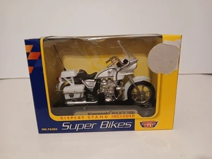 Motor Max Super Bikes Kawasaki Police 1000 #76205 1/18 Scale New Old Stock  - Picture 1 of 9