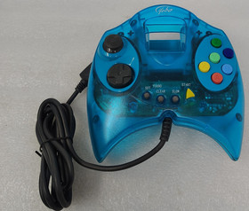Yobo Model DC-9255 DC Wing Clear Blue Control Pad SEGA Dreamcast Controller