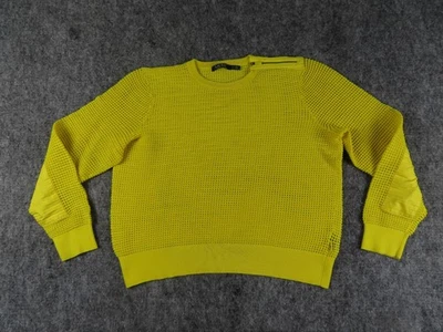 Suéter Lauren Ralph Lauren Mujer XL Tejido Elástico Pullover Coderas Preppy Foto 1 de 4