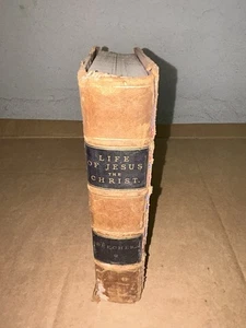 The Life Of Jesus The Christ Henry Ward Beecher Hardcover 1871 1st Ed. Illustr. - Picture 1 of 7