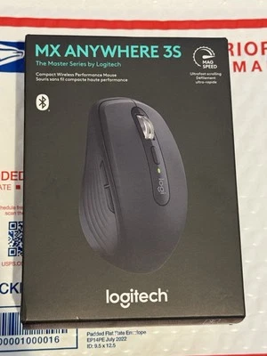 (1) 2025 Logitech MX Anywhere 3S Wireless Mouse - 910-006928 - Black BRAND-NEW! - Image 1 of 3