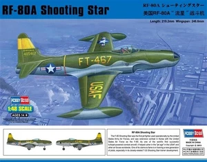 HobbyBoss 1/48 RF-80A Shooting Star Jet Fighter Kit #81724 - ¡Nuevas herramientas! - Imagen 1 de 4