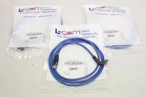 3x L-COM TRD815RA2BL-5 cat 5e 1,5m Kabel krosowy RJ45 Right Angle 822335091016 Oryginalne opakowanie - Zdjęcie 1 z 1