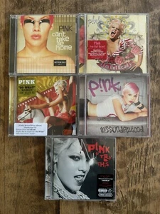 PINK 5 CD Lot Try This Not Dead Take me Home Missundaztood Funhouse EX NM - Picture 1 of 2