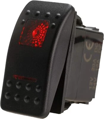 Interruptor balancim 2X 12V impermeável liga/desliga 2 posições interruptor marinho DPDT 7 pinos - Imagem 1 de 4