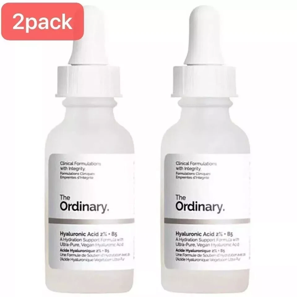2PCS The Ordinary Hyaluronic Acid 2% + B5 Hydration 30ml UK STOCK