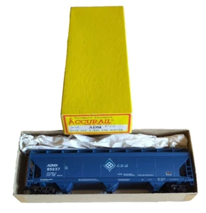 HO Accurail 3338 ADM ACF 3 Bay Covered Hopper Car Kit RTR ADMX 85237 - Picture 1 of 11