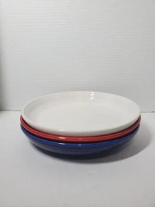 Lot Of 3 Fiesta Ware 7.25" Salad/Dessert Plates Homer Laughlin - Picture 1 of 8