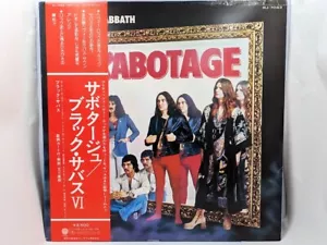 Black Sabbath Sabotage 1975 Vertigo Records Original Vinyl LP Japan Press OBI - Picture 1 of 10