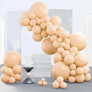Nude Balloons, 140 Pcs Boho Apricot Balloons Different Sizes Pack of 18 Inch 12 - Picture 1 of 12